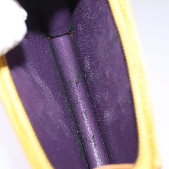 LOUIS VUITTON Epi Poche Toilette 15 Pouch Yellow LV Auth - Picture 14 of 15